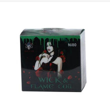 Load image into Gallery viewer, Demon Killer Wick & Flame Ni80 Prebuilt Wire Kit