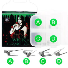 Load image into Gallery viewer, Demon Killer Wick & Flame Ni80 Prebuilt Wire Kit