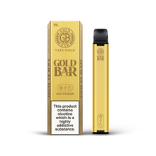 Load image into Gallery viewer, Vape Gold's Gold Bar Disposable Kit