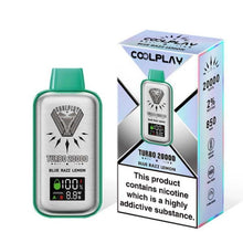 Load image into Gallery viewer, coolplay-turbo-20000-vape-blue-razz-lemon