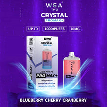 Load image into Gallery viewer, WGA Crystal Pro Max 10000 Disposable Vape
