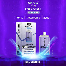 Load image into Gallery viewer, WGA Crystal Pro Max 10000 Disposable Vape
