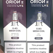 Load image into Gallery viewer, LVE Orion II Replacement Coil (5pcs/pack)
