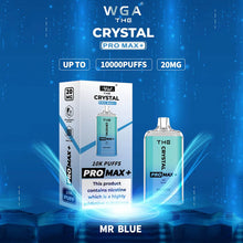 Load image into Gallery viewer, WGA Crystal Pro Max 10000 Disposable Vape
