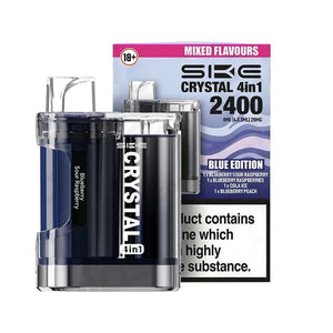 SKE Crystal 4 in 1 Disposable Vape 2400 Puffs