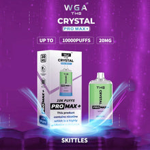 Load image into Gallery viewer, WGA Crystal Pro Max 10000 Disposable Vape
