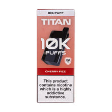 Load image into Gallery viewer, Titan 10K Big Puff Rechargeable Disposable Vape Kit
