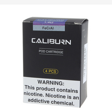 Load image into Gallery viewer, Uwell Caliburn Replacement Pod Cartridges 4pcs
