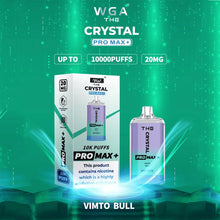 Load image into Gallery viewer, WGA Crystal Pro Max 10000 Disposable Vape
