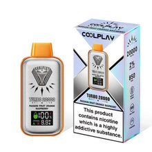 Load image into Gallery viewer, coolplay-turbo-20000-vape-passion-fruit-orange-raspberry
