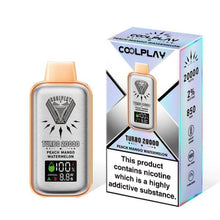 Load image into Gallery viewer, coolplay-turbo-20000-vape-peach-mango-watermelon
