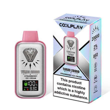 Load image into Gallery viewer, coolplay-turbo-20000-vape-strawberry-ice-cream
